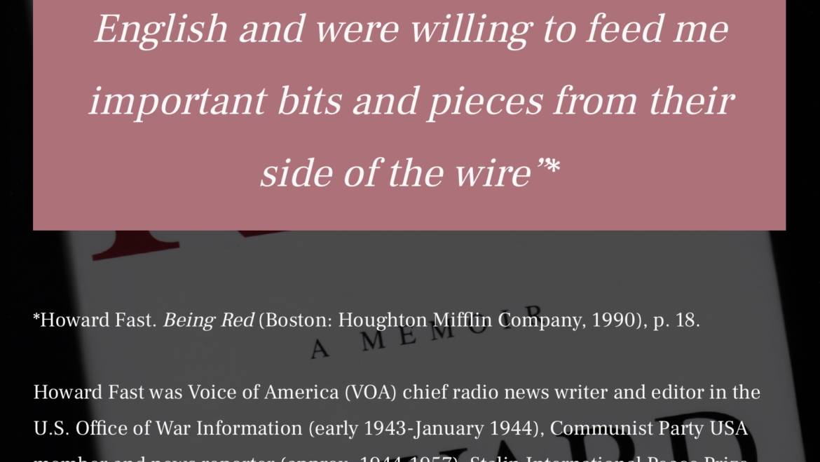 Russian propaganda at WWII Voice of America